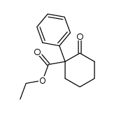 ethyl 1-phenyl-2-oxocyclohexanecarboxylate Structure
