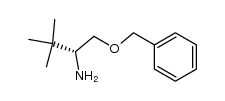 (R)-1-(benzyloxymethyl)-2,2-dimethylpropylamine Structure