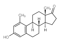 1,3,5(10)-雌三烯-1-甲基-3-醇-17-酮结构式