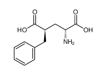 (4R)-4-苄基-d-谷氨酸结构式