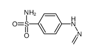 4-(2-methylidenehydrazinyl)benzenesulfonamide结构式