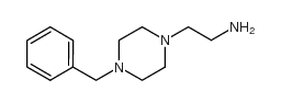 2-(4-苄基哌嗪基)乙基-1-胺结构式