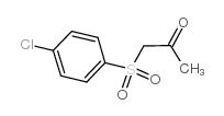 (4-氯苯磺酰)丙酮结构式