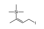 4-iodobut-2-en-2-yl(trimethyl)silane Structure