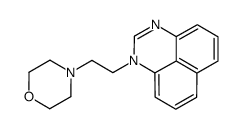 4-(2-perimidin-1-ylethyl)morpholine结构式