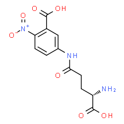 5-(4-AMINO-4-CARBOXYBUTANAMIDO)-2-NITROBENZOICACID结构式