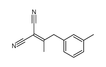 2-(1-(m-tolyl)propan-2-ylidene)malononitrile结构式