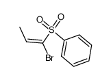 ((E)-1-Bromo-prop-1-ene-1-sulfonyl)-benzene Structure