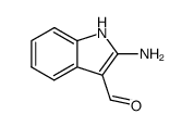 1H-Indole-3-carboxaldehyde,2-amino- structure