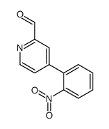 4-(2-nitrophenyl)pyridine-2-carbaldehyde Structure