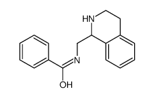 1-[(苯甲酰氨基)甲基]-1,2,3,4-四氢异喹啉结构式