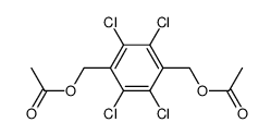 1,4-Bis-acetoxymethyl-2,3,5,6-tetrachlor-benzol结构式
