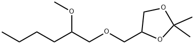 4-[[(2-Methoxyhexyl)oxy]methyl]-2,2-dimethyl-1,3-dioxolane Structure