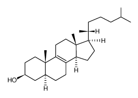Zymostenol结构式