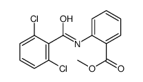 methyl 2-[(2,6-dichlorobenzoyl)amino]benzoate Structure