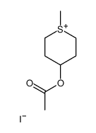 (1-methylthian-1-ium-4-yl) acetate,iodide结构式