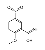 2-METHOXY-5-NITRO-BENZAMIDE结构式