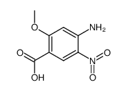 4-amino-5-nitro-o-anisic acid Structure