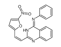 2-[2-(5-nitrofuran-2-yl)ethenyl]-N-phenylquinazolin-4-amine Structure
