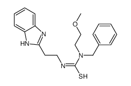 Thiourea, N-[2-(1H-benzimidazol-2-yl)ethyl]-N-(2-methoxyethyl)-N-(phenylmethyl)- (9CI) Structure