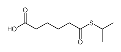 6-oxo-6-propan-2-ylsulfanylhexanoic acid结构式