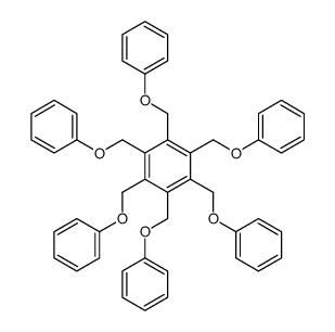 1,2,3,4,5,6-hexakis(phenoxymethyl)benzene结构式
