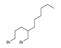 1-bromo-4-(bromomethyl)decane Structure
