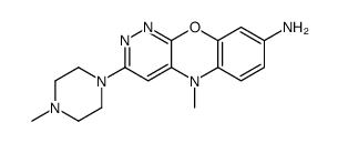 5-methyl-3-(4-methylpiperazin-1-yl)pyridazino[3,4-b][1,4]benzoxazin-8-amine Structure