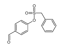 (4-formylphenyl) phenylmethanesulfonate结构式