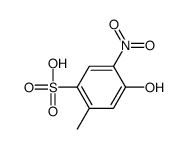 4-hydroxy-2-methyl-5-nitrobenzenesulfonic acid Structure