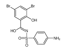 N-(4-aminophenyl)sulfonyl-3,5-dibromo-2-hydroxybenzamide Structure