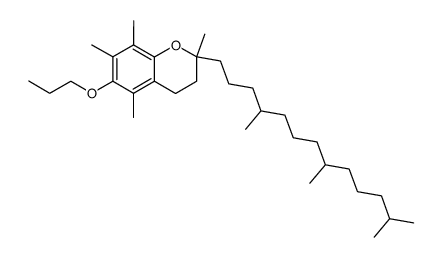 tocopherol propyl ether Structure