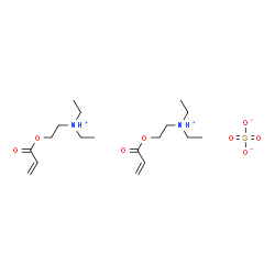 bis[[2-(acryloyloxy)ethyl]diethylammonium] sulphate结构式