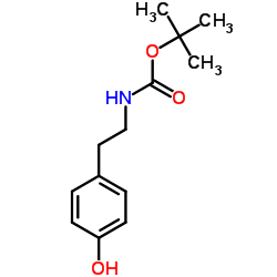 N-Boc-酪胺结构式