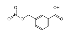 3-(nitrooxymethyl)benzoic acid Structure