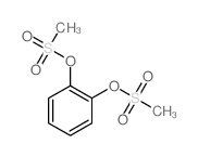 1,2-Benzenediol,1,2-dimethanesulfonate Structure