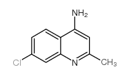 4-氨基-7-氯-2-甲基喹啉结构式