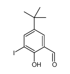 5-tert-butyl-2-hydroxy-3-iodobenzaldehyde Structure