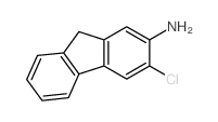 3-chloro-9H-fluoren-2-amine结构式