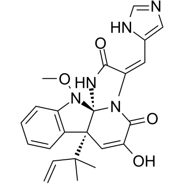 Meleagrin structure