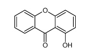 1-Hydroxy-9H-xanthen-9-one结构式