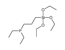 diethyl(3-triethoxysilylpropyl)phosphane Structure