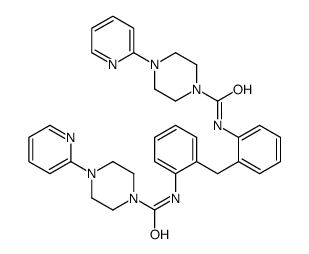 1-(2-吡啶基)哌嗪衍生物1,6-HDI结构式