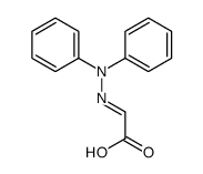 2-(diphenylhydrazinylidene)acetic acid结构式