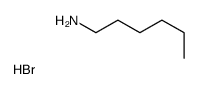 Hexylamine Hydrobromide Structure