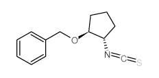 (1S,2S)-(+)-2-苄氧基环戊基硫代异氰酸酯结构式