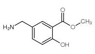 5-(氨甲基)-2-羟基苯甲酸甲酯结构式