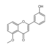 2-(3-hydroxy-phenyl)-5-methoxy-chromen-4-one Structure