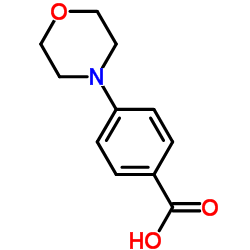 4-Morpholinobenzoic Acid Structure