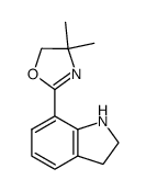 7-(2-Oxazolinyl)indoline Structure